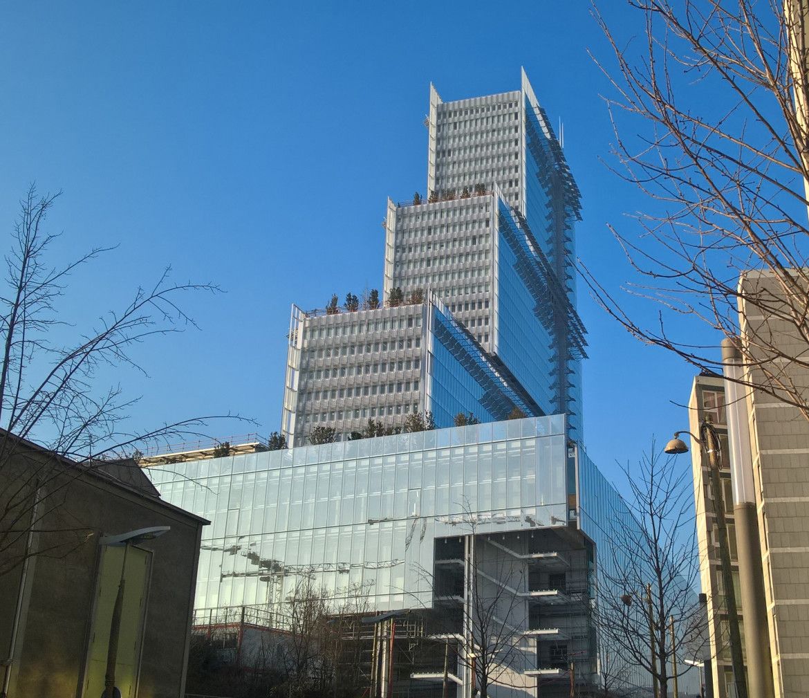 Le Tribunal vu depuis le Boulevard des Maréchaux
