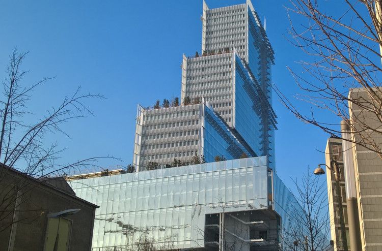 Le Tribunal vu depuis le Boulevard des Maréchaux